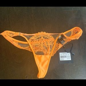 Honey Birdette Gabrielle Mango Thong size S